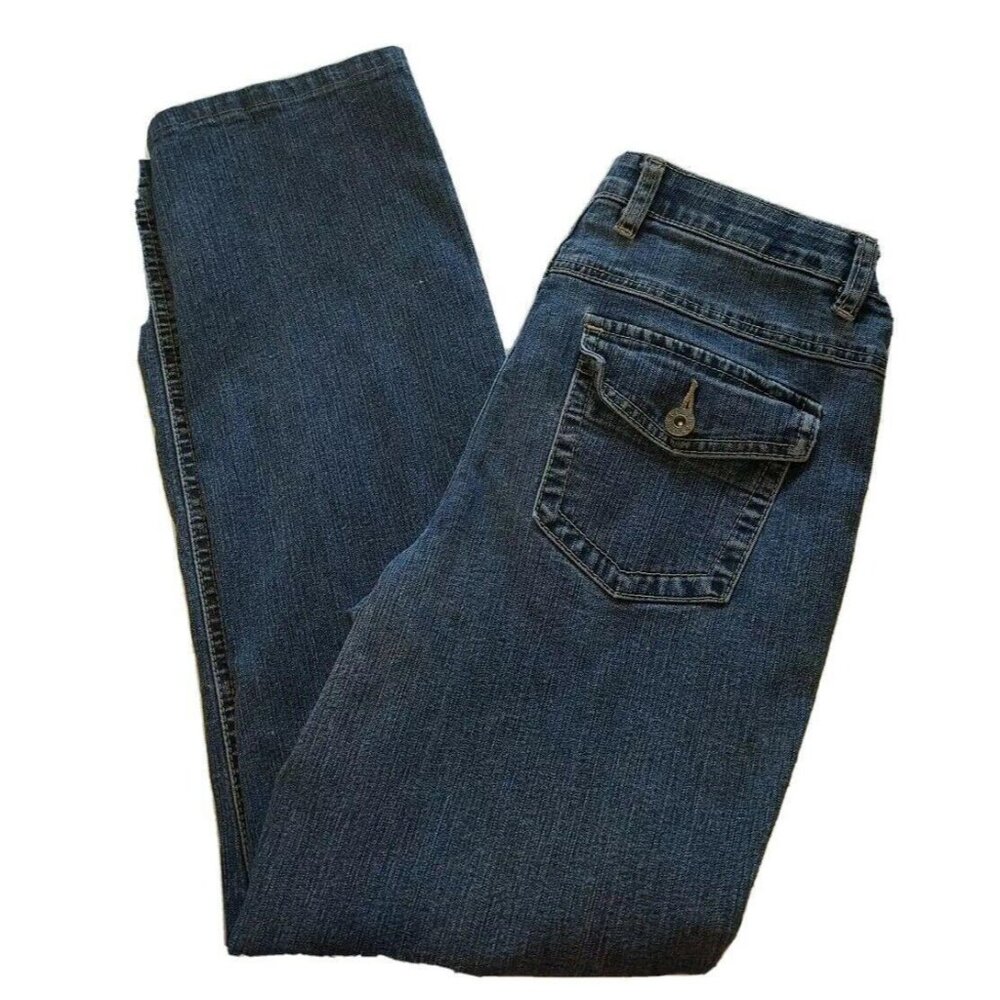 Cato Premium Women's Jeans Size 4 Distressed Medium Wash Blue Jeans 29/27